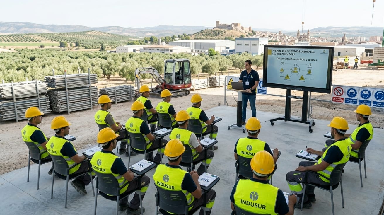 Formación PRL para trabajadores del sector construcción en Jaén